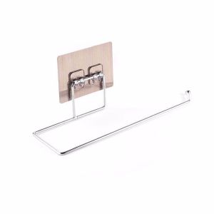 MAYNN Practical Multi-function Toilet Paper Bathroom Self-Adhesive Wall Mount Kitchen Accessories Tissue Holder Towel Hanger Paper Towel Rack