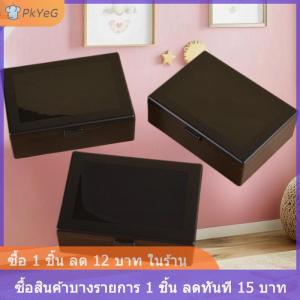 [COD] PkYeG กล่องเก็บของพลาสติกใสกล่องเก็บการ์ดขนาดเล็กกล่องจัดระเบียบโต๊ะกล่องเครื่องเขียน