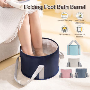 (Ready Stock)Portable Foldable Water Basin Travel Cleaning Bucket Soaking Pail Laundry Basin Bucket Water Basin Wash Basin Foot Washing Artifact Save Space