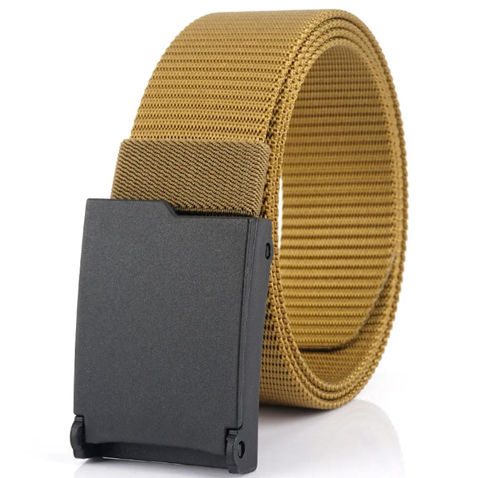 Polyester Canvas Waist Belt Military Tactical Web Belt - Outdoor - Foto 14
