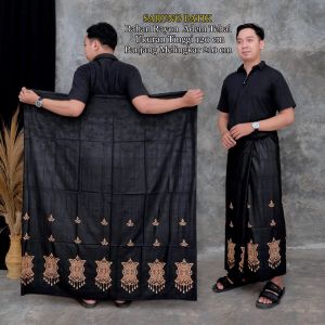 SARUNG BATIK PRIA MOTIF PINTU ACEH RAYON SUPER PREMIUM ADEM TEBAL HALUS
