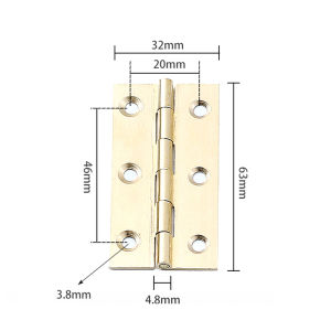 LEI Pure Brass Miniature Hinges Brass Hinges Copper Mini Hinge