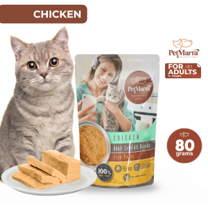 PetMarra Fine Pates Kitten Cat Wet Food Pouch Ocean Fish Tuna and Chicken 80g Collection - PetMate cats pouches