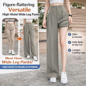 Long Pants Soft Wide-legged Skinny Straight Leg Pants Non-crocheting Relaxed Shade Type Fashion