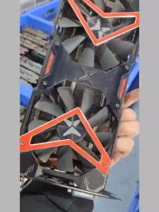 Dylan Graphics Card rx590 God of War Full of Blood Version of Devil rx580 War General 8G Game Graphics Card 12nm Black Apple Drive-Free