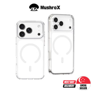 ✅【SG】Clear Magnetic Phone Case | for iPhone 17 16 15 14 13 Pro Max Plus Air | Wireless Charging Shockproof PC TPU Airbag Protective Cover | Transparent Anti-Yellowing Case with Camera Screen Protection