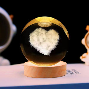 ali  Pha Lê Phi Hành Gia Bầu Trời Đầy Sao 3d Đèn Ngủ Chạm Khắc Phát Sáng Đồ Trang Trí Mặt Bàn Bằng Gỗ Quà Sinh Nhật Bạn Học Nữ