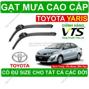 Gạt Mưa Kính Lái Toyota Yaris Cặp Gạt Mưa Kính Lái Toyota Yaris Có Đủ Size Cho Các Đời Xe Toyota Yaris Sạch Êm Bền