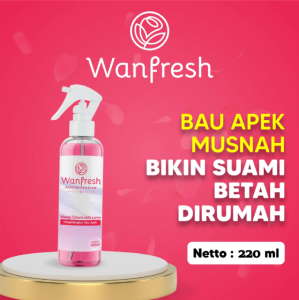 "WANFRESH" Parfum Pakaian Wangi Tahan Lama 220ml - Sudah Terdaftar Kemenkes