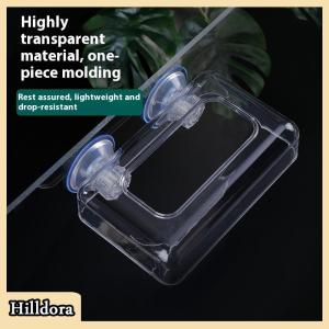 [Hilldora] เครื่องป้อนอาหารตู้ปลาแบบมีถ้วยดูดแรงสูงถาดให้อาหารปลาในตู้ปลา