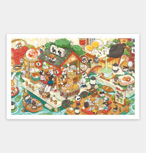 Pintoo Jigsaw Puzzle 1000 pcs H3205: Peiji - Delicious Monogatari - Morning