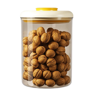 Space Saving Square Plastic Preservation Container Press Lock Vacuum Seal Technology for Coffee Storage