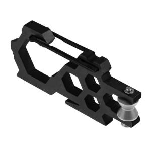 Outdoor Keychain Stainless Steel Tool with Carabiner Pulley Bottle Opener Perfect for Camping and Hiking