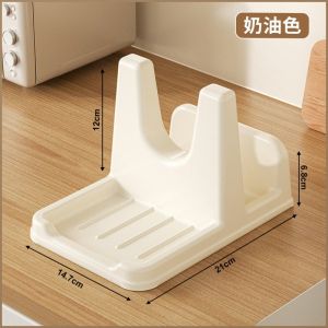 Pot Lid Holder Placement Organize Shelf Set Multifunction Beautiful and Durable Moisture-resistant and Non-slip