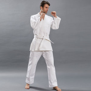 HNB White Belter Karate Uniform Sportwear Taekwondo Karate Martial Arts Costume White MMA Clothes