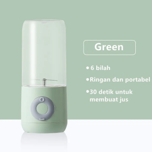 Juicer Blender Portable Mini Juicer 6 Mata Pisau 500ML Port Charger USB Electric Blender jus Kapsul
