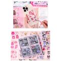 100PCS DIY Sanrio Cinnamon Kuromi Cute Stickers Transparent Cartoon Sticker Gift Box DIY Stationery Pencil Case Stickers. 