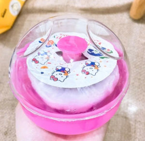 Hộp Đựng Bông Chậm Phấn Rôm Cho Bé Hộp Đựng Phấn Rôm Cho Bé Kèm Bông Chậm Phấn