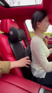 [Perfect Fit]BYD Car Memory Foam Neck Pillow Protection Lumbar Backrest Cushion Lumbar Cushion Car Headrest Cushion For BYD  Atto 3 Dolphin E6 Tang Seal M6 E5 Song G5 Interior Accessories