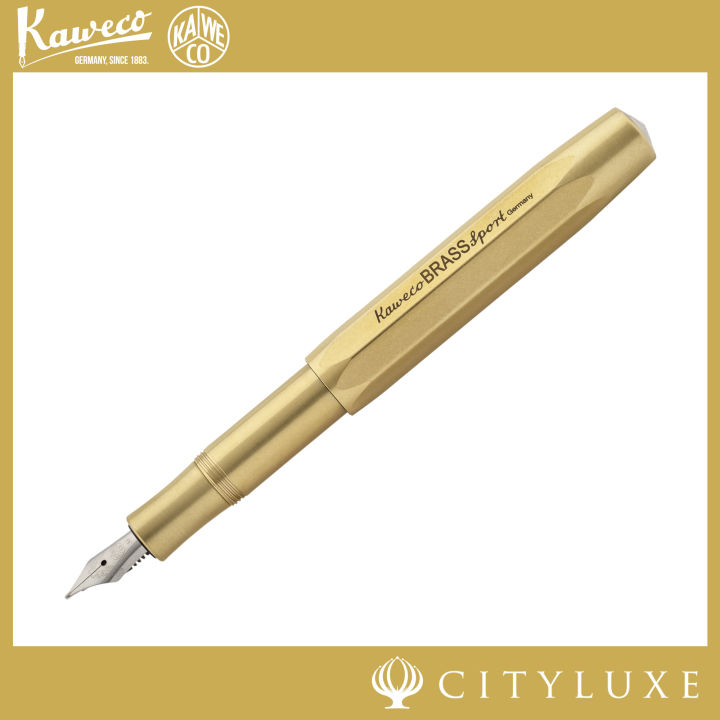 Kaweco Sport Fountain Pen - Brass - Fine Point 