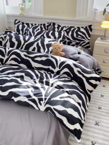 Four Seasons Universal Washable Four-Piece Bedding Set ins Student Dormitory Bedding Three-Piece Set Quilt Cover Duvet Cover LZD