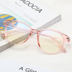 SUNYMALL Kính Chống ánh Sáng Xanh Cho Phụ Nữ Và Nam Giới Kính Mắt Gọng Trong Suốt Thời Trang Bảo Vệ Bức Xạ Khung Tròn Kính Mắt Cao Cấp Ngăn Tia UV