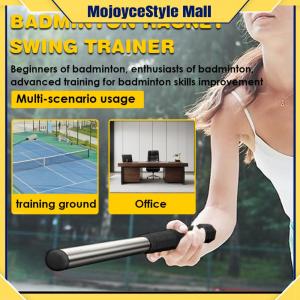 【MOJOYCE】 เทรนเนอร์วงสวิงแบดมินตันน้ำหนักเบาเทรนเนอร์เสริมวิปปิ้งเทรนเนอร์แรงข้อมือสำหรับผู้เริ่มต้นและมืออาชีพ