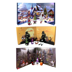 Plush Gnomes Advents Calendar For Christmas Halloween Countdowns Surprise Random Box Soft Festival Home Decors Gift