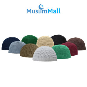 Promo Peci Rajut Nilon Merk TheKufi Peci Rajut Nylon - Peci Putih - Peci Hitam - Peci Yaman - Peci Berbagai Warna