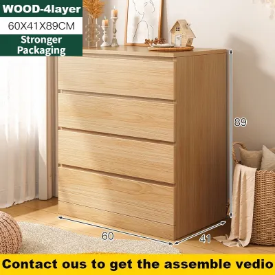 KEKEE 5 Layer Storage Cabinet Drawer Cabinet With Storage Almari Baju Chest Drawer White Putih Storage Wardrobe Home Almari Pakaian柜子