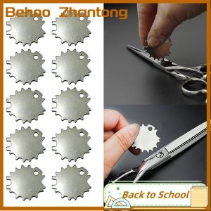 Behoo 10Pcs Hair Cutting Shear Scissor Adjustment Tool Universal Tension Key For Beauty Grooming Shears Adjust Key Tighten The Screws