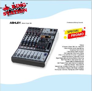 MIXER ASHLEY SUPER M4 SUPERM4 4 CHANNEL ORIGINAL