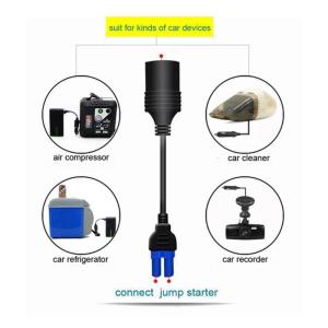Portable EC5 Female to Lighter Female Socket Adapter for Jump Starters Car Emergency Starting Power Supply 9cm