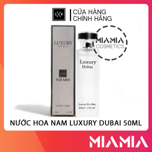Nước Hoa Luxury Dubai For Men Màu Trắng Chính Hãng 50ml - Mùi Hương Thanh Mát Nam Tính