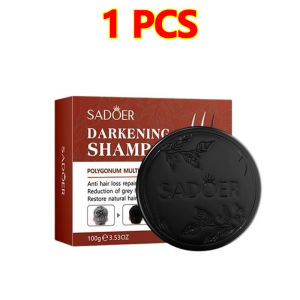 SADOER Hair Growth Soap Shampoo Polygonum Multiflorum Repair Natural Black Hair Soap Anti Hair Loss
