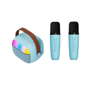 Loa Karaoke Kèm 2 Micro Công Suất 6W Nghe Nhạc Bass Mạnh Cực Hay Loa Bluetooth 5.4 Kết Nối Ổn Định Củ Loa Nghe Nhạc