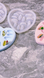 Flexible Silicone Rings Case Mold For Creating Custom Storage Trays Ideal For DIY And Professional Designers