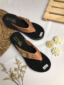 Sandal wanita kekinian model wedges perempuan terbaru 2023 murah