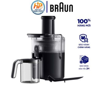 Model Mới - Máy Ép Trái Cây Braun SJ5000 - Hàng Chính Hãng Ép Nguyên Quả Công Suất 800W Bảo Hành 2 Năm