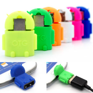 USB Micro Android Mobile Phone OTG Adapter Mobile Phone Flat Disk Mini U Card Reader