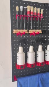 Assorted Pegboard Hooks ABS Pegboard Accessories for Auto Detailing Tools & Storage Organization