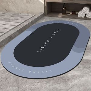 CozyJoy Bathroom Mat Absorbent Floor Mat Bathroom Diatomite Mat Diatoms Bath Mat Alas Kaki Serap Air Bilik Air 浴室硅藻泥防滑地垫