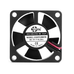 2pcs35mm fan 5V DC Brushless Cooling Fan 35x35x10mm 3510 2Pin Dual Ball Bearing Cooler