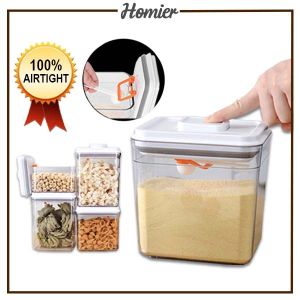 24ShipOut 2022 Easy Lock Design Airtight Stackable POP Container Baby Safe Milk Powder Food Storage Bekas Kedap Udara