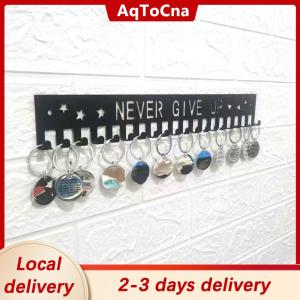 [COD] AqToCna Ship within 24 hours Medal Display Rack Metal Medal Hanger Holder Organizer Wall Mounted Large Capacity Award Holder For Race Soccer Sports Karate