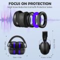 Noise Reduction Earmuffs, Ear Protection Headphones,NRR 28dB Soundproof Safety Ear Muffs for Shooting. 