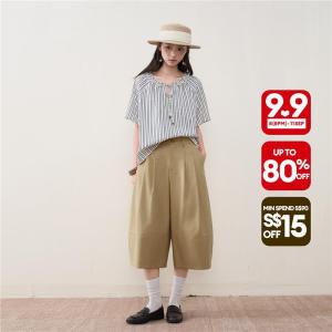 Giordano Women Women Casual Pants - Non-Elastic Free Shipping 18426604