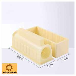 KEEP WORKING1pcs Sushi Molder For Rice Ball Hoge Cake Roll Japanese Kitchen Mold Tool Kit DIY Press Shape Maker