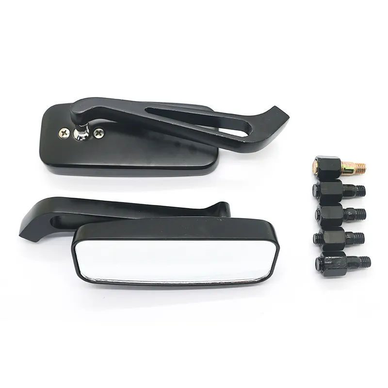 2pcs 8mm chrome black motorcycle rear view side mirrors - Australia 2pcs 8mm chrome black motorcycle rear view side mirrors - Australia