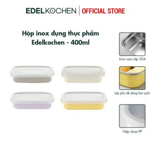 Hộp đựng thực phẩm trữ đông inox 304 Edelkochen Edellock Collection – Màu Lavendar